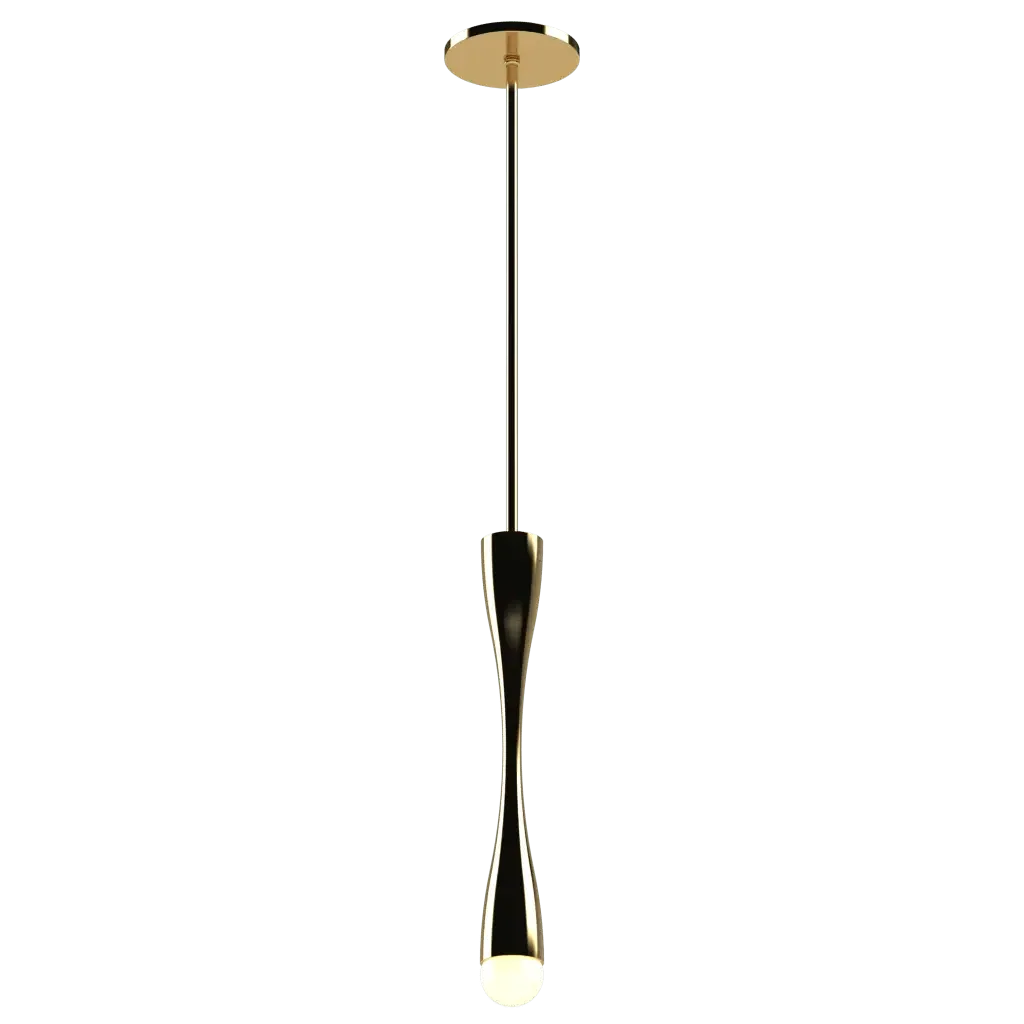 Arc Pendant - 3D model view showing complete fixture