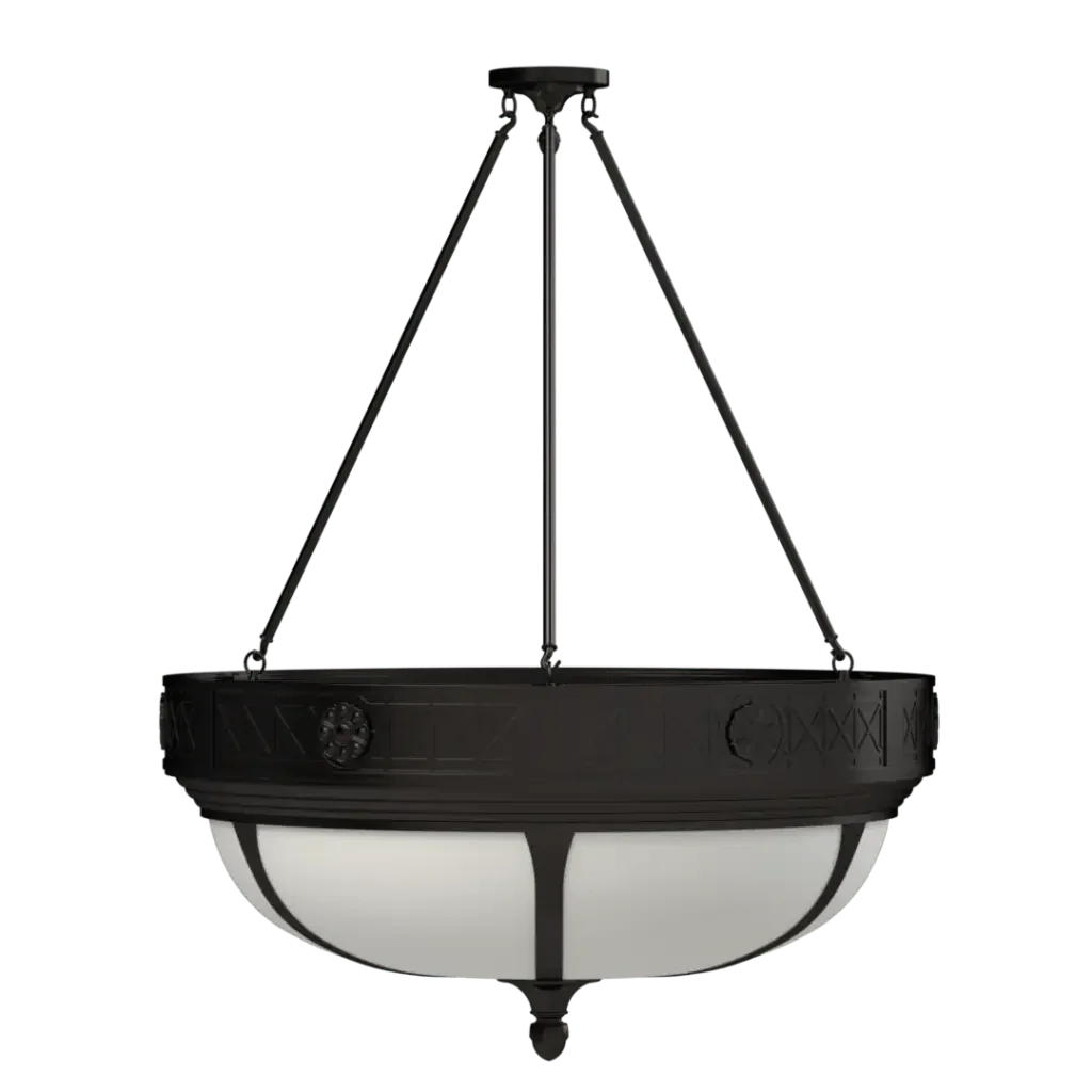 Buttonwood pendant dark bronze outdoor pendant light with frosted glass diffuser for exterior illumination