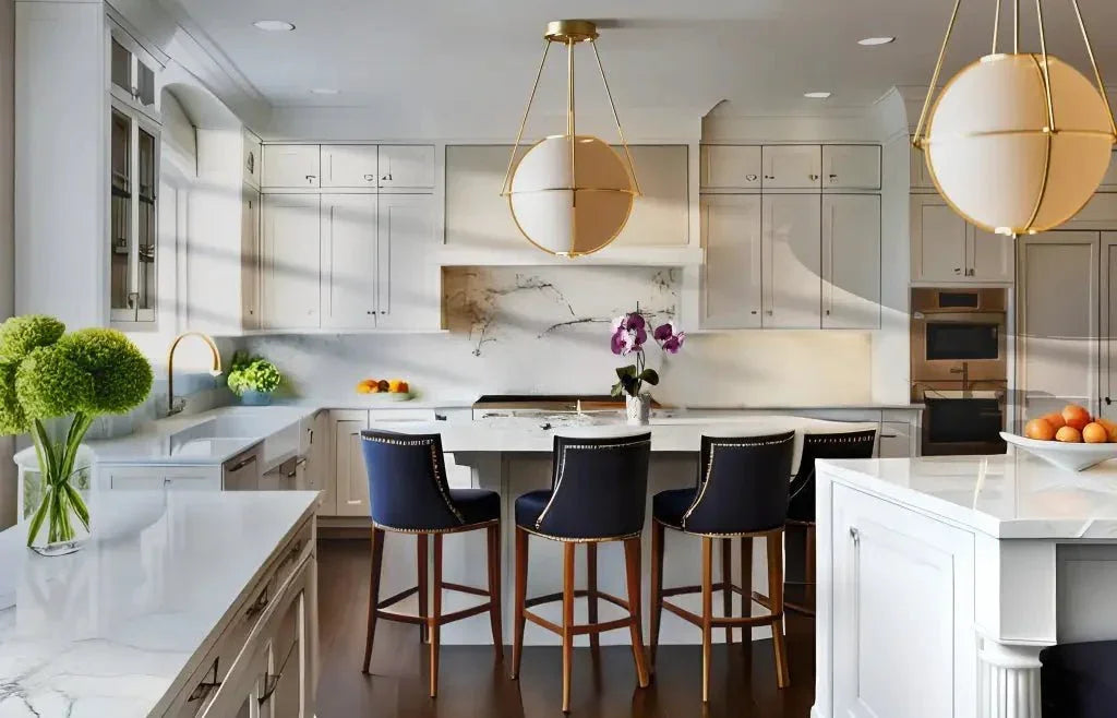 Chatham Pendant - polished brass finish, additional lifestyle view