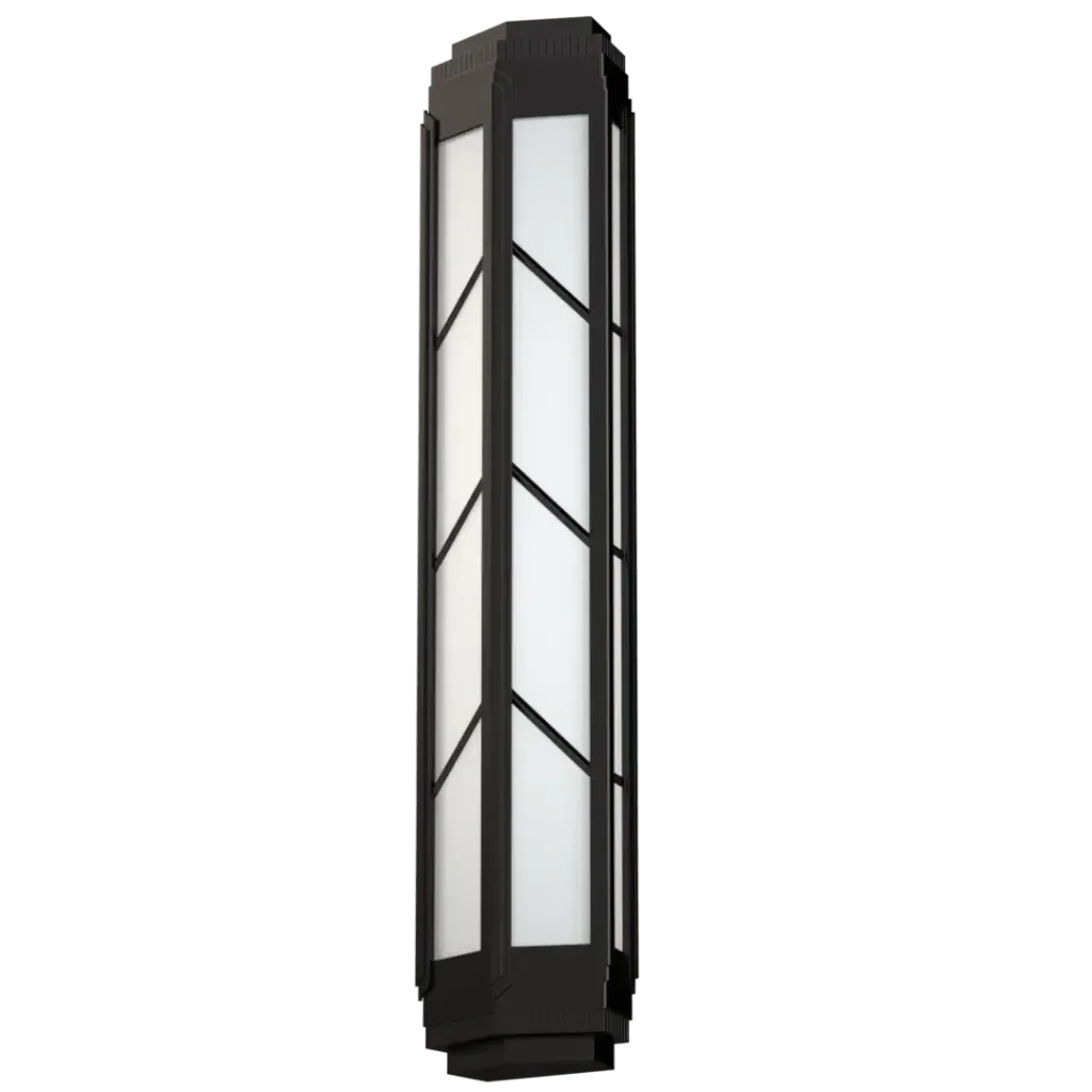 Chisolm Sconce - polished brass finish, lifestyle view mounted on wall