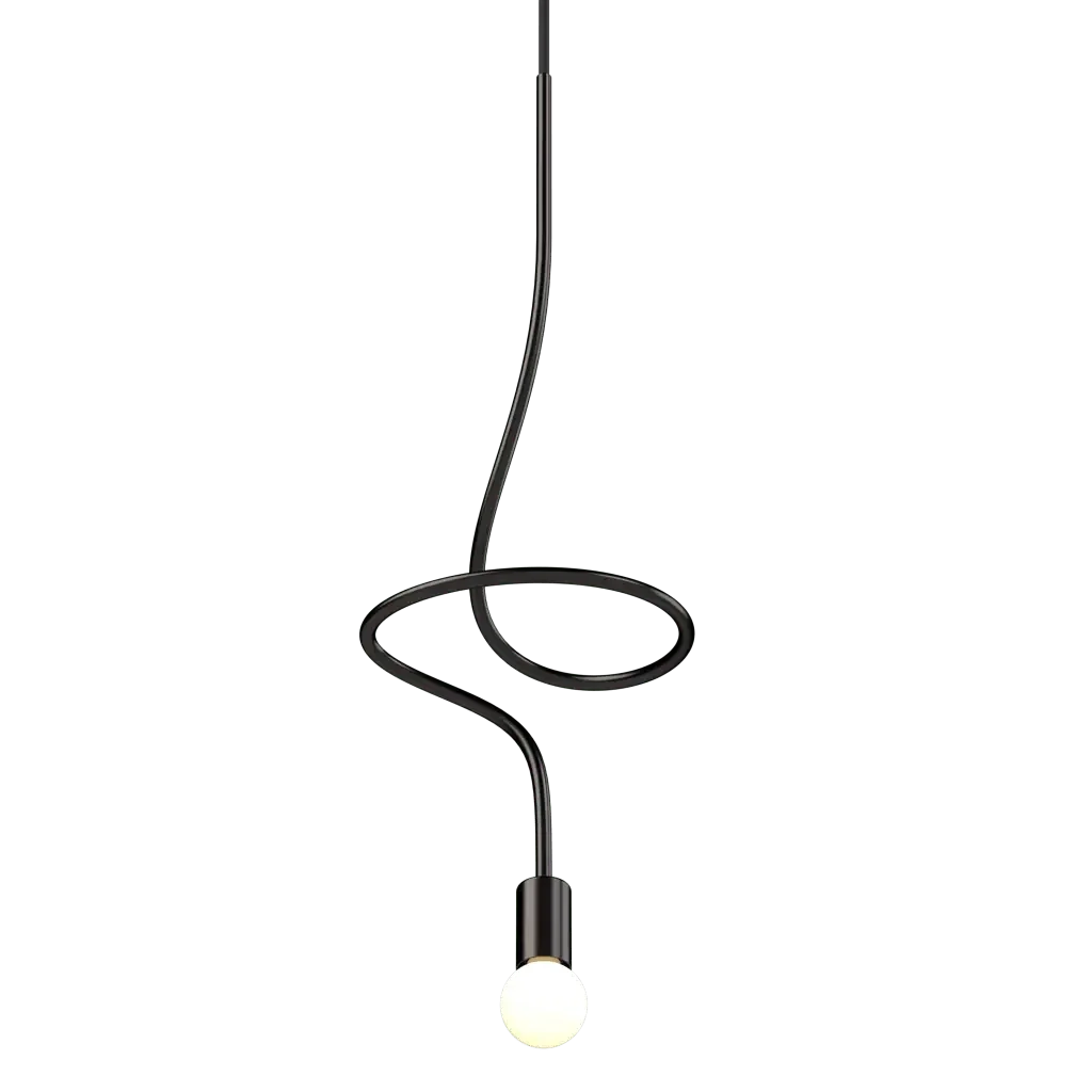 Gesture Pendant 1 - polished brass finish, detail of circular ceiling canopy