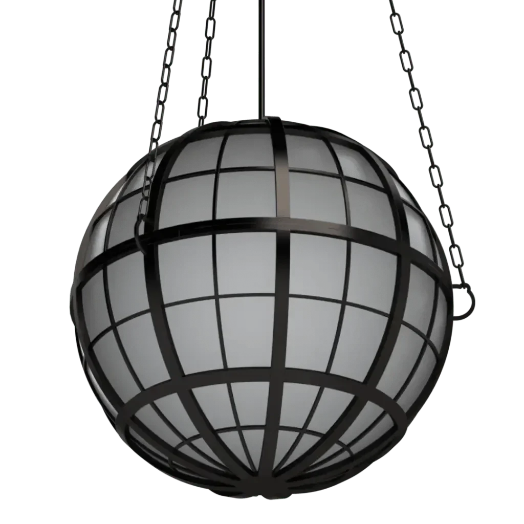 Hampton Roads Globe Pendant - Crenshaw Lighting - Statement