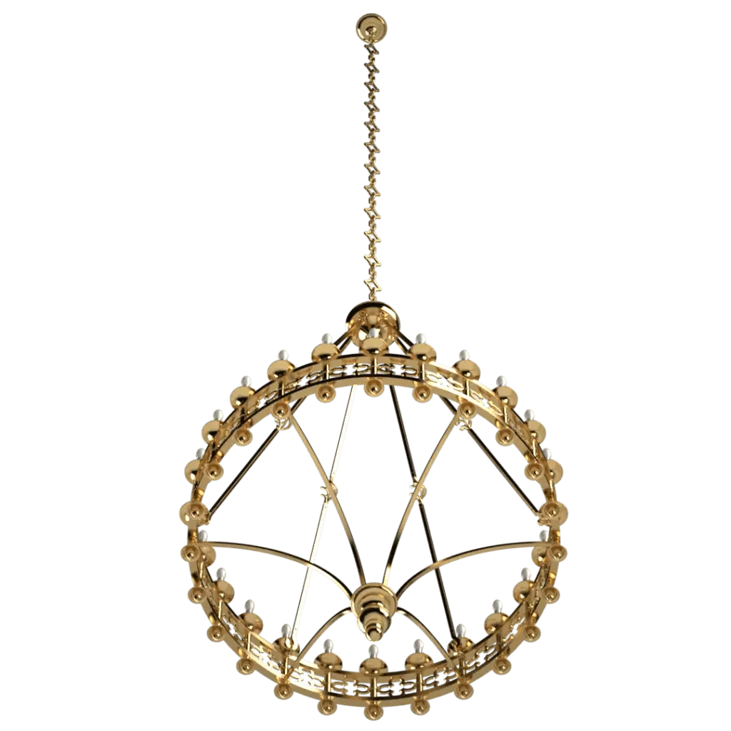 Ornate gold kylemore chandelier with multiple lights made of metal for elegant indoor lighting