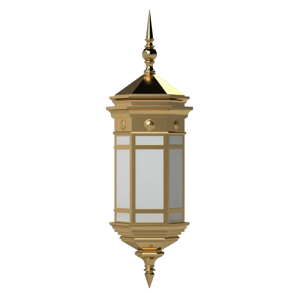 Lincoln sconce gold and white hanging lantern featuring elegant metalwork for ambient indoor lighting