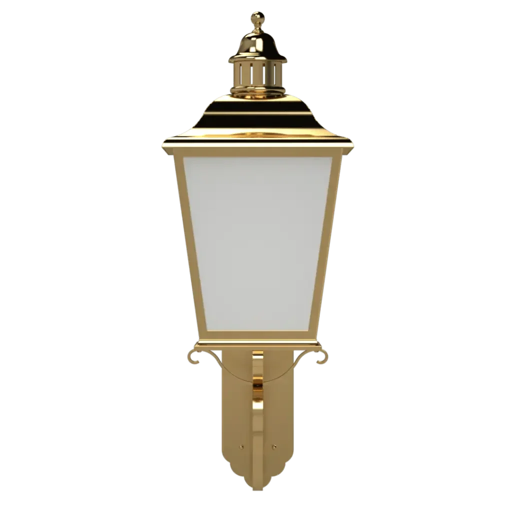 Manchester sconce gold finished outdoor wall sconce with white glass shade for exterior lighting