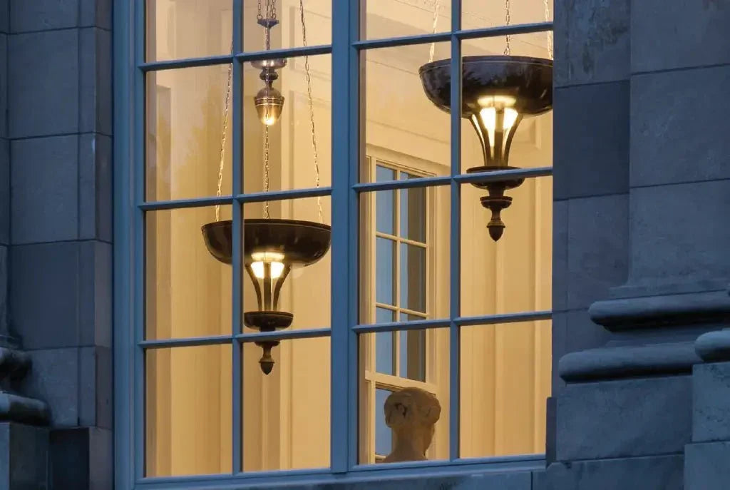 Providence Pendant - polished brass finish, additional lifestyle view
