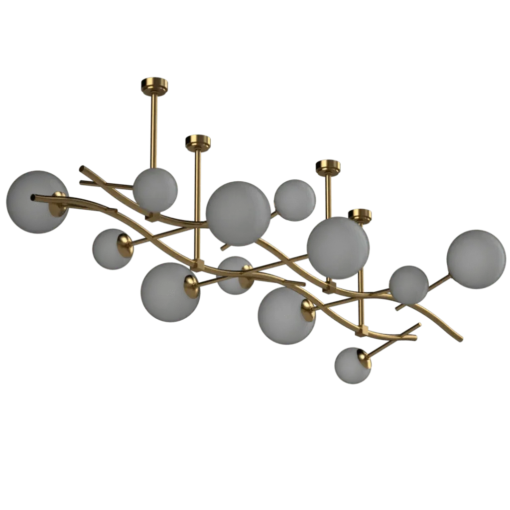 Gateway Chandelier - Crenshaw Lighting - Statement
