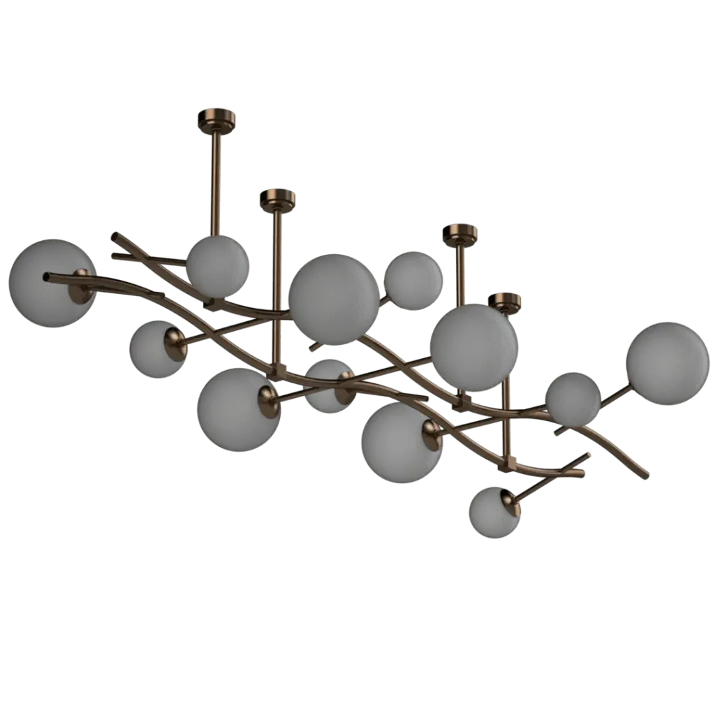 Gateway Chandelier - Crenshaw Lighting - Statement