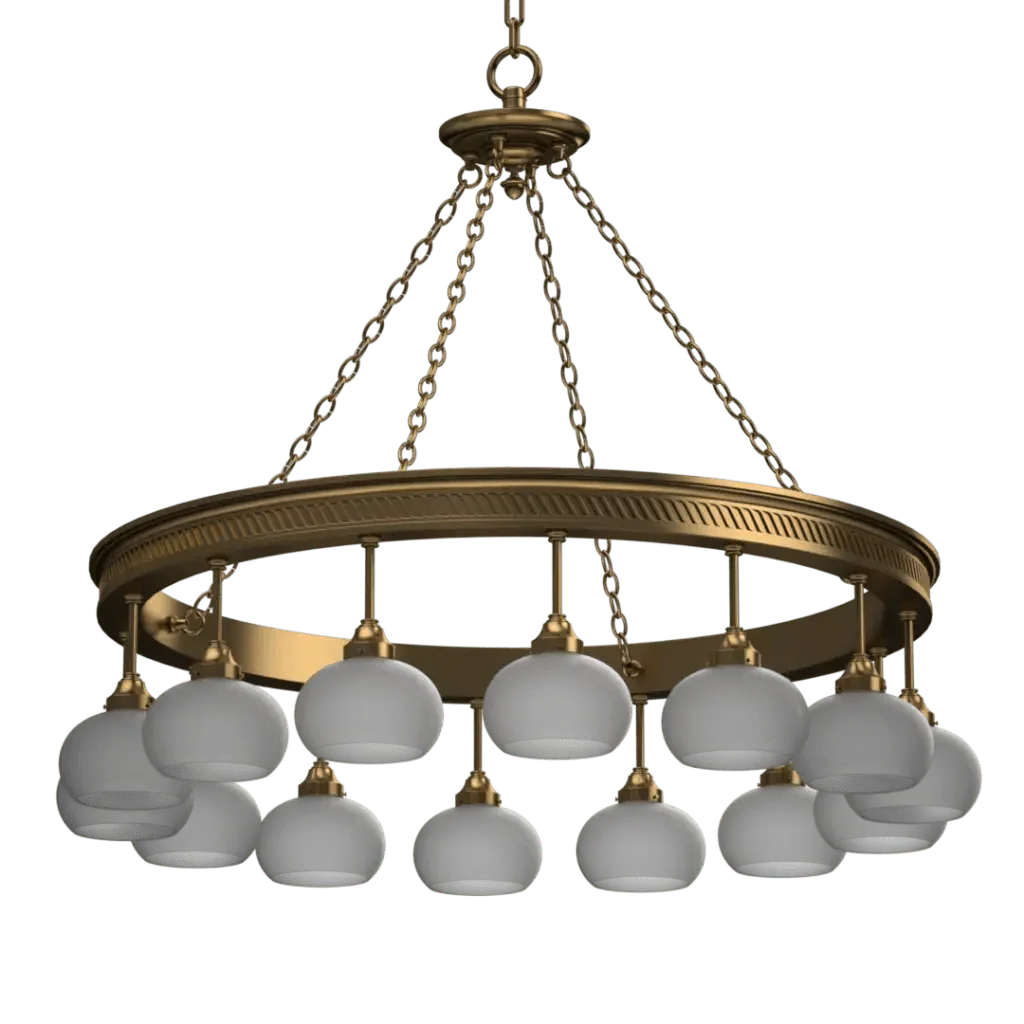 Halo Chandelier - Crenshaw Lighting - Statement