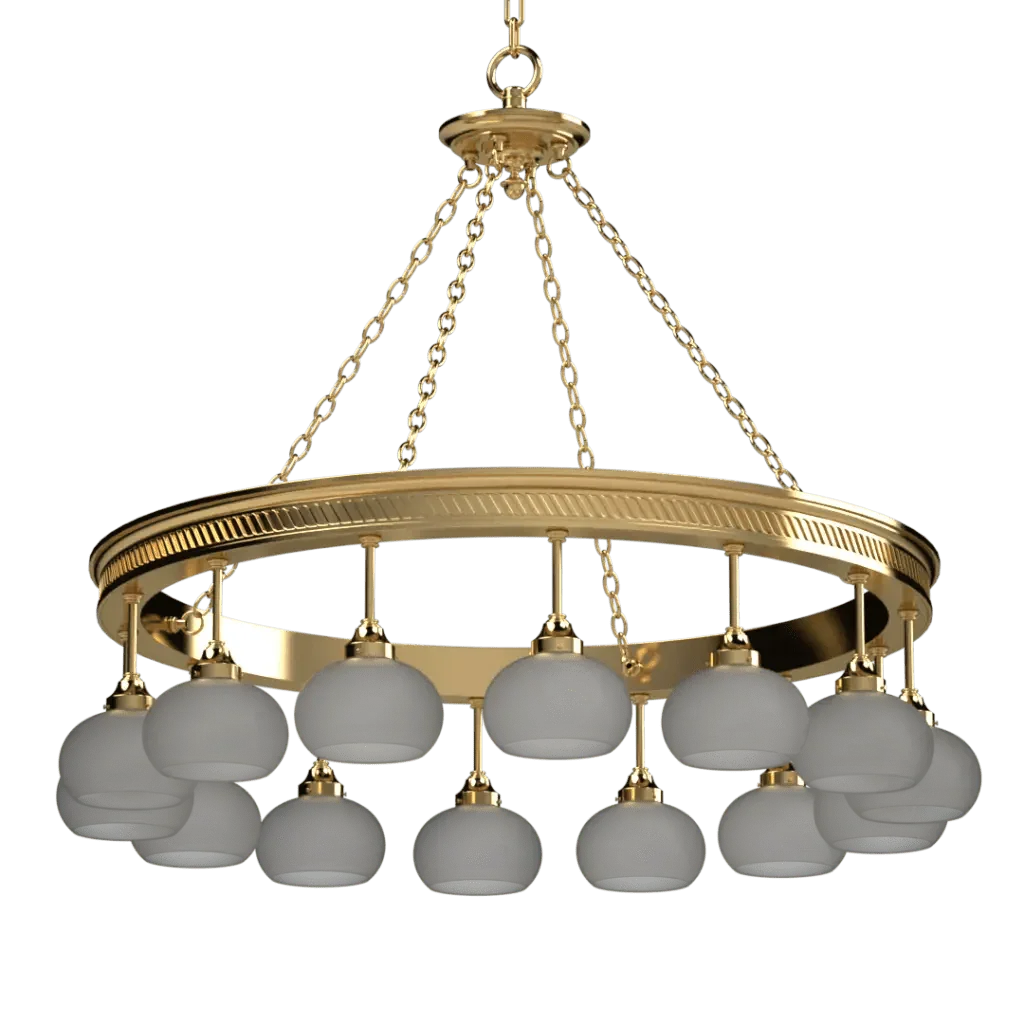 Halo Chandelier - Crenshaw Lighting - Statement