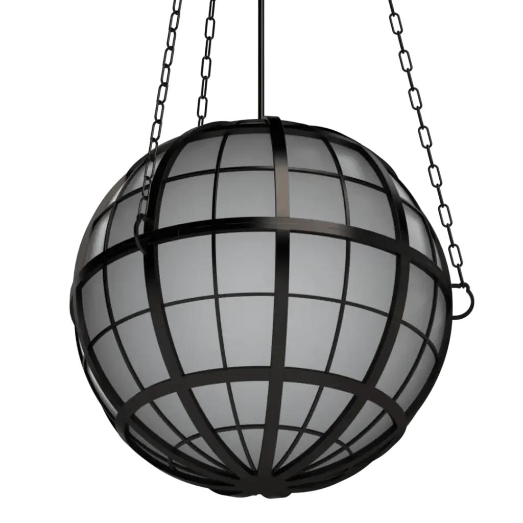 Hampton Roads Globe Pendant - Crenshaw Lighting - Statement