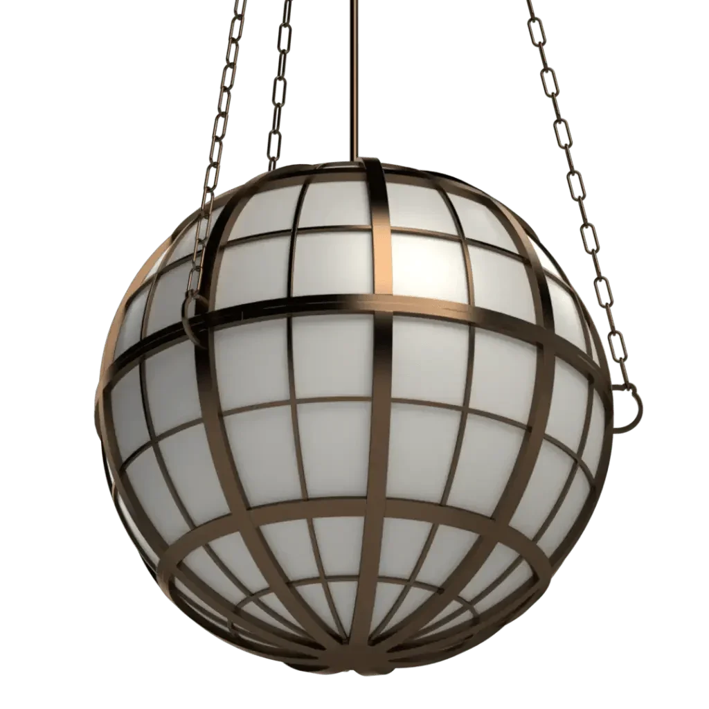 Hampton Roads Globe Pendant - Crenshaw Lighting - Statement