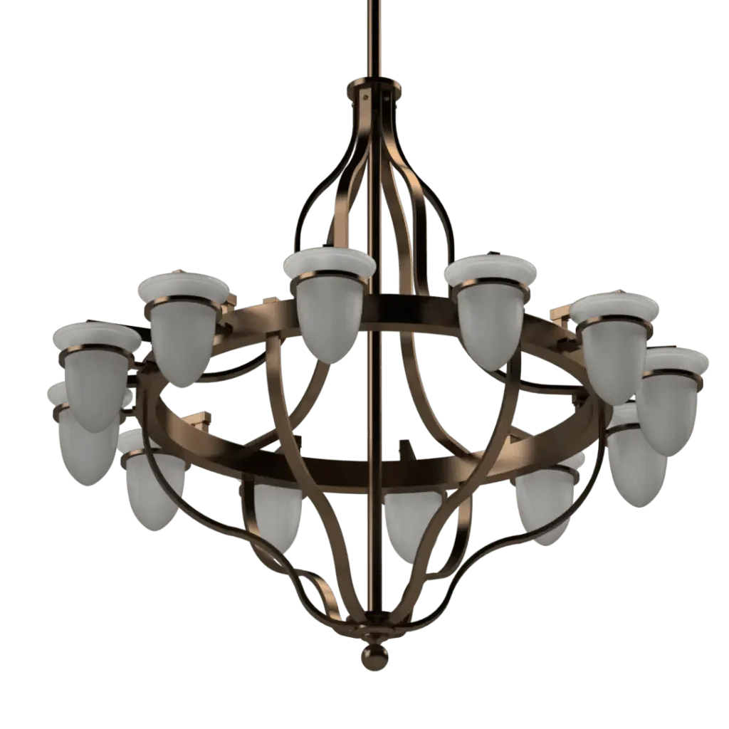 Lindos Chandelier - Crenshaw Lighting - Statement