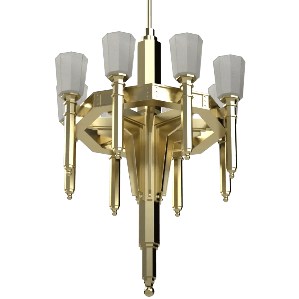 Palladium Chandelier - Crenshaw Lighting - Statement