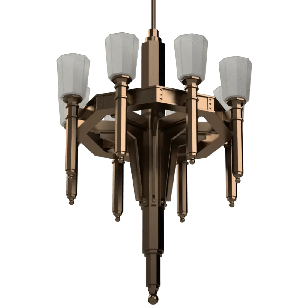 Palladium Chandelier - Crenshaw Lighting - Statement