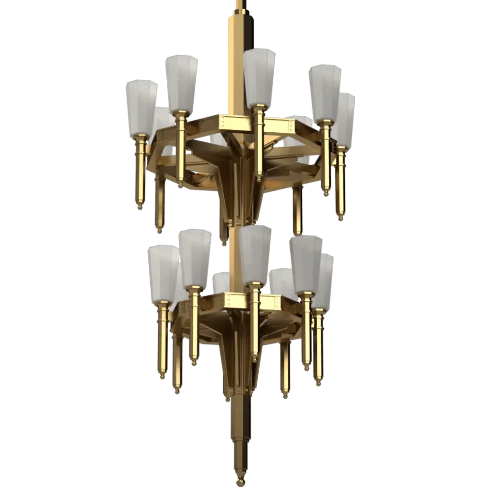 Palladium II Chandelier - Crenshaw Lighting - Statement