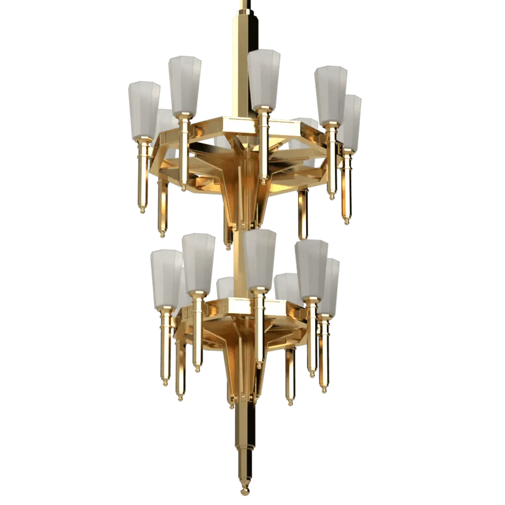 Palladium II Chandelier - Crenshaw Lighting - Statement