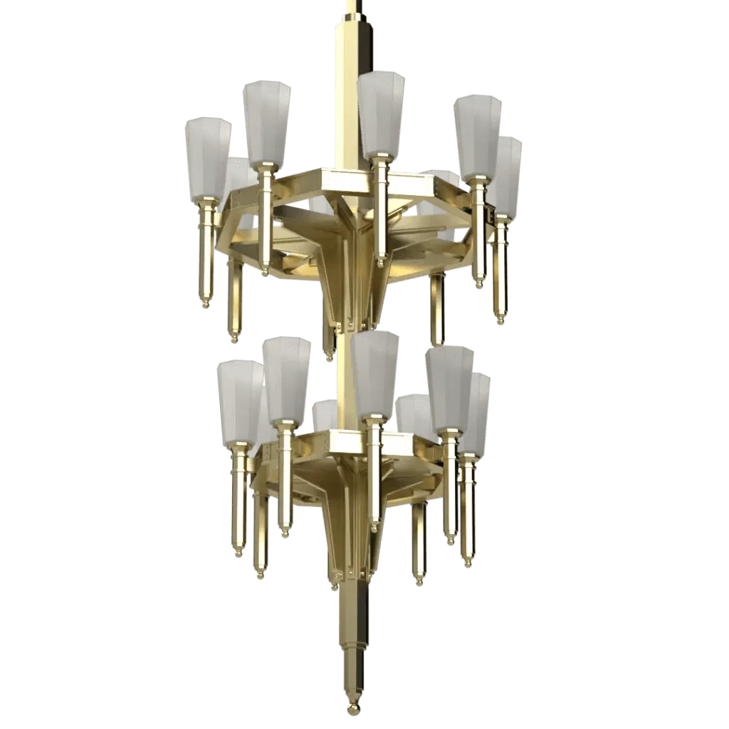 Palladium II Chandelier - Crenshaw Lighting - Statement