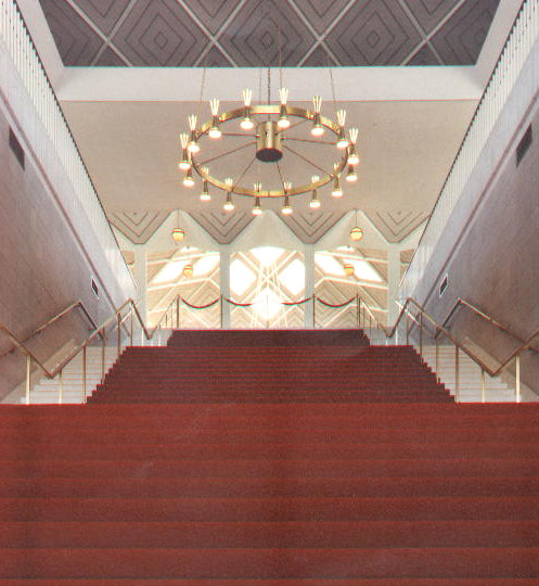 Crenshaw Lights the NC Legislature With Custom Brass Chandeliers