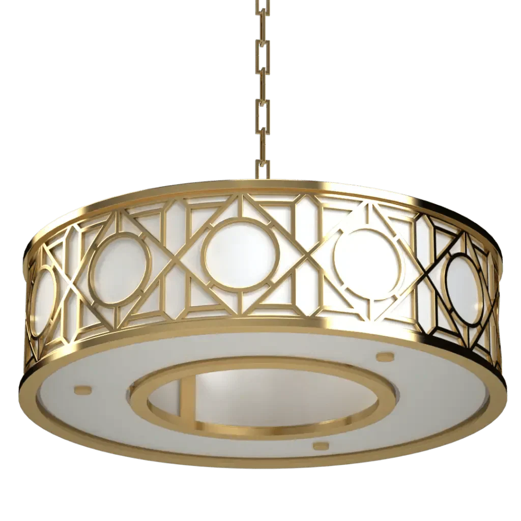 Discover the Timeless Hampton Roads Drum Pendant Light - Crenshaw Lighting