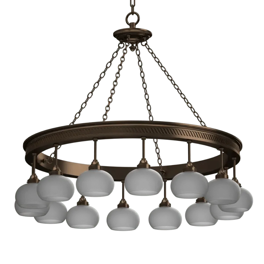 Halo Chandelier - Crenshaw Lighting - Statement