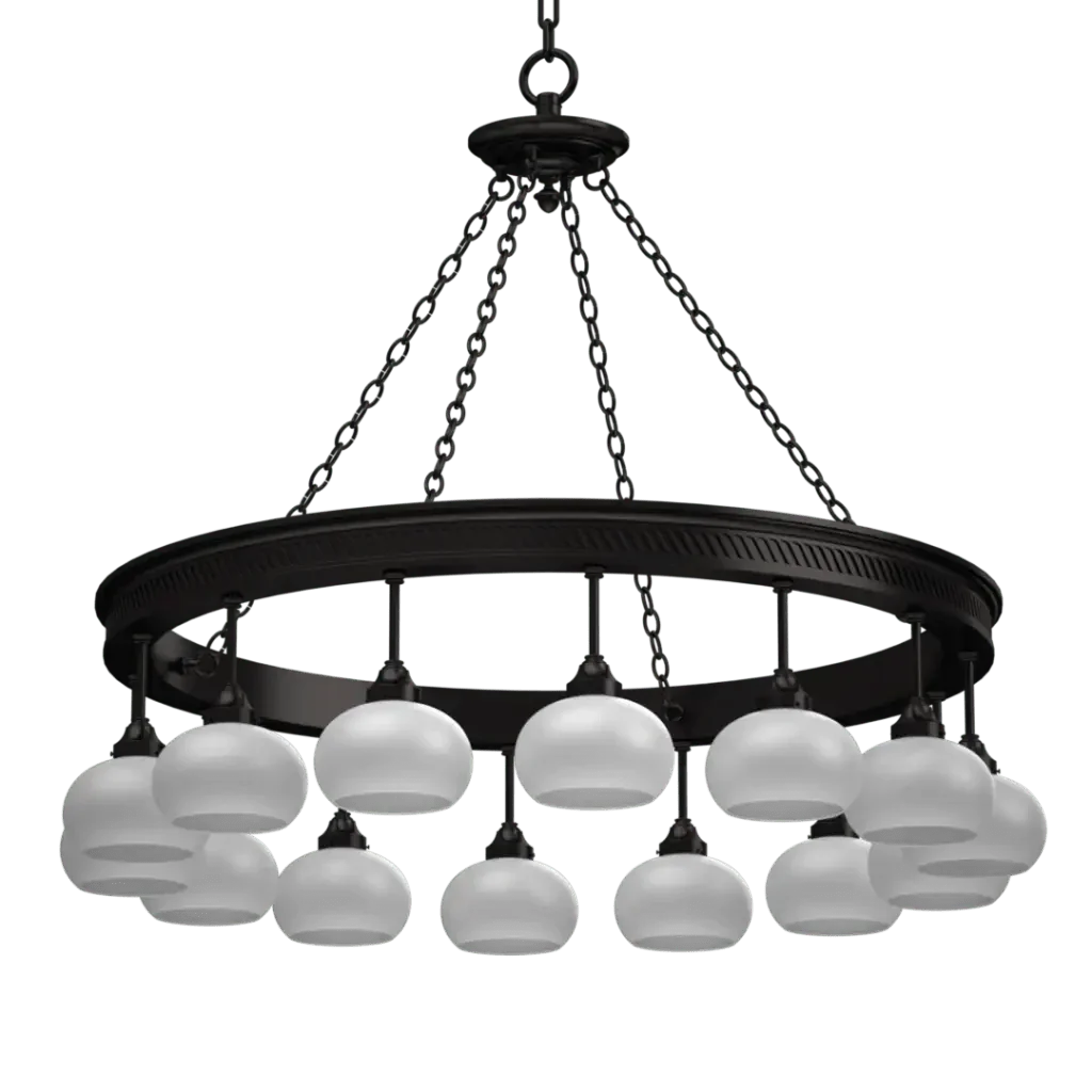 Halo Chandelier - Crenshaw Lighting - Statement