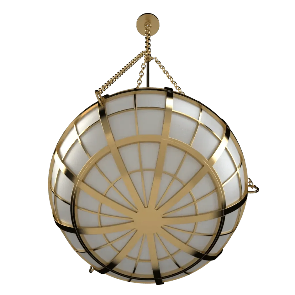 Hampton Roads Globe Pendant - Crenshaw Lighting - Statement