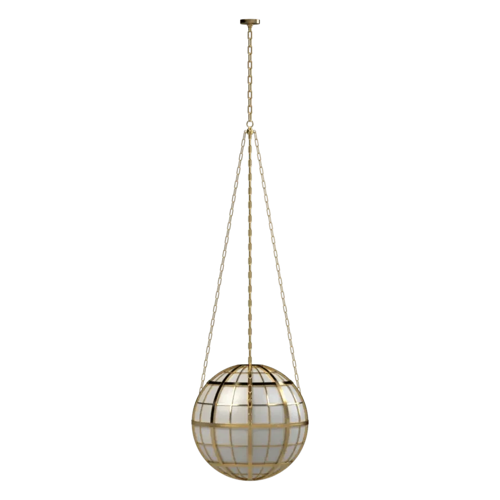Hampton Roads Globe Pendant - Crenshaw Lighting - Statement