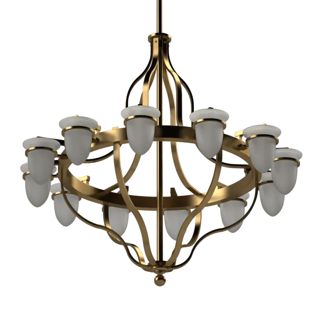 Lindos Chandelier - Crenshaw Lighting - Statement
