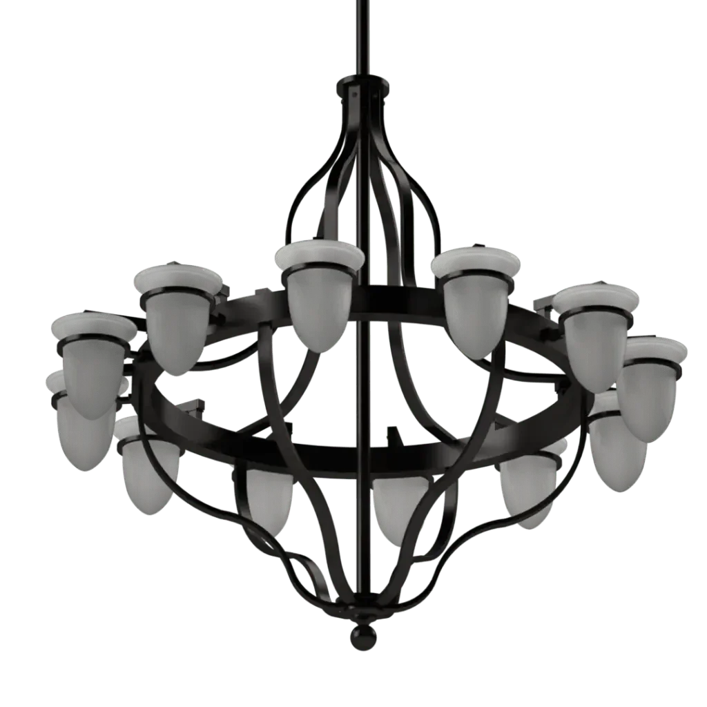 Lindos Chandelier - Crenshaw Lighting - Statement