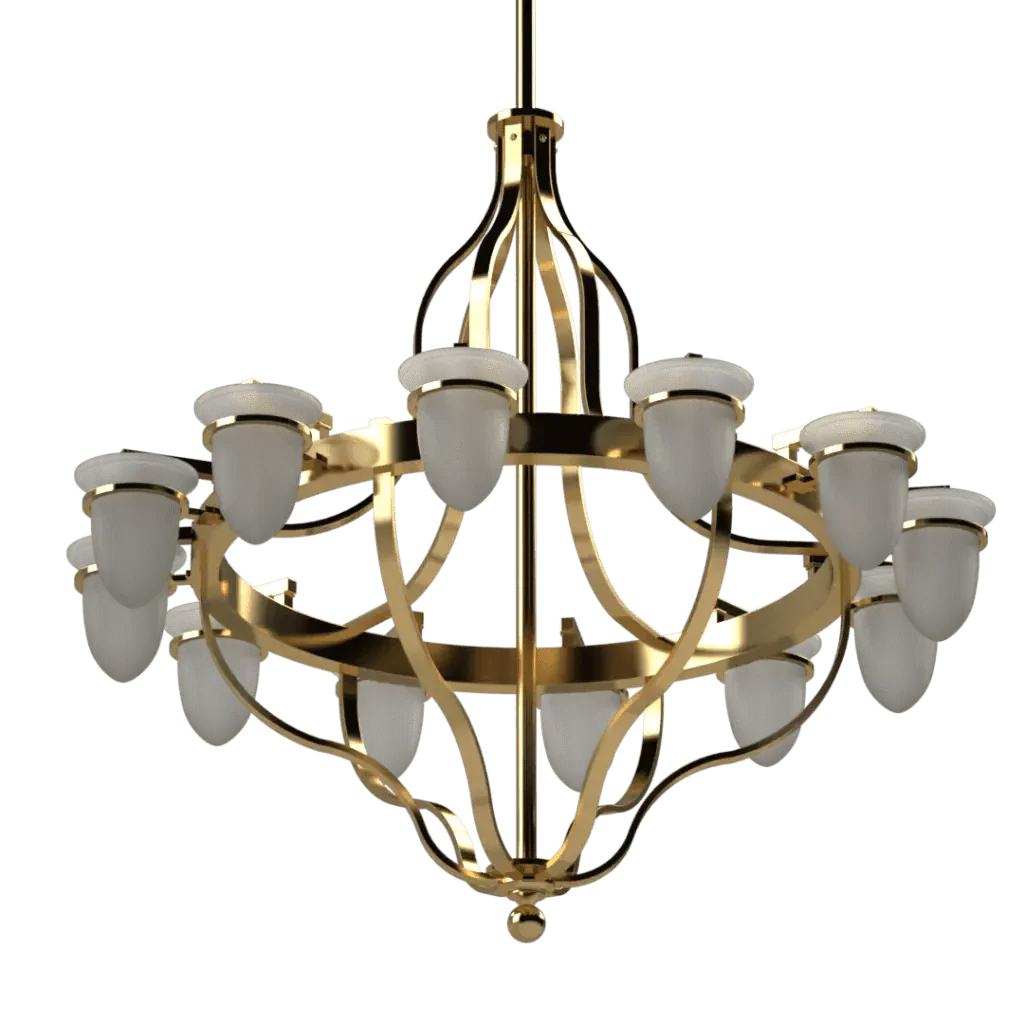 Lindos Chandelier - Crenshaw Lighting - Statement