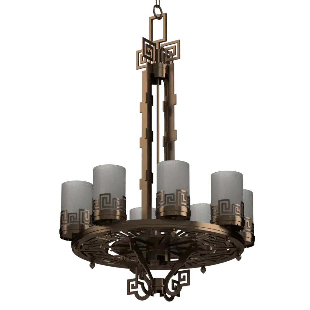 Meander Chandelier - Crenshaw Lighting - Statement