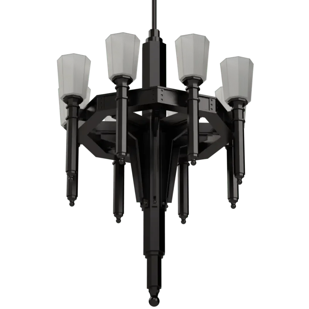 Palladium Chandelier - Crenshaw Lighting - Statement