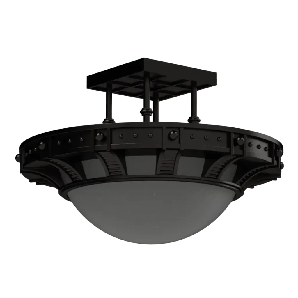 Symphonia Semi - Flush - Crenshaw Lighting - Flush