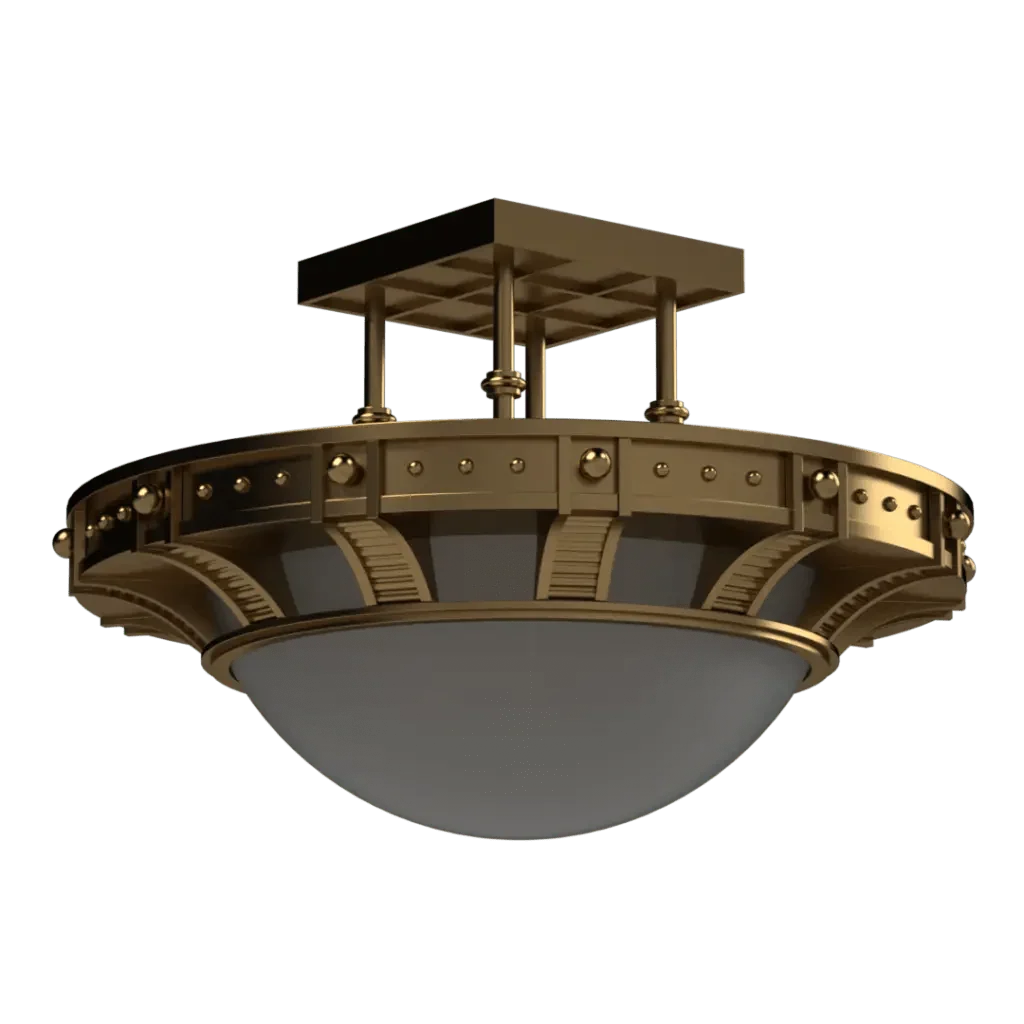Symphonia Semi - Flush - Crenshaw Lighting - Flush