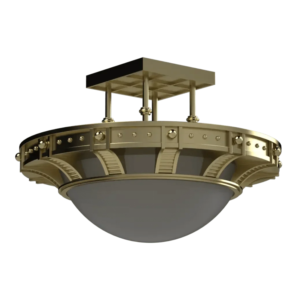 Symphonia Semi - Flush - Crenshaw Lighting - Flush