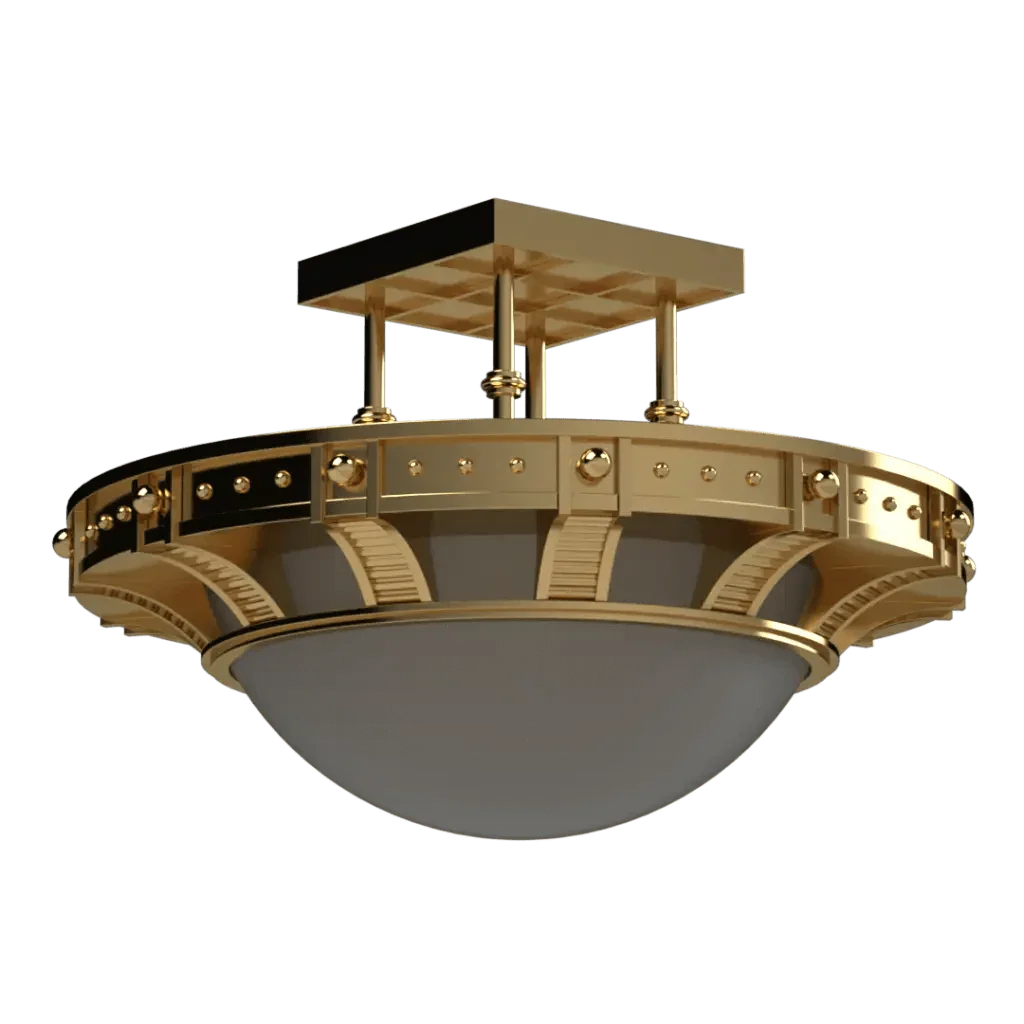 Symphonia Semi - Flush - Crenshaw Lighting - Flush