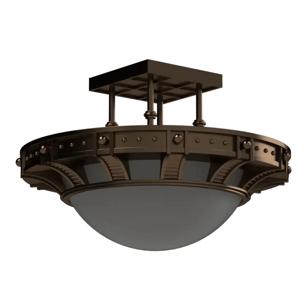 Symphonia Semi - Flush - Crenshaw Lighting - Flush